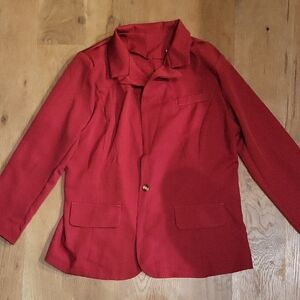 Women's Red Blazer